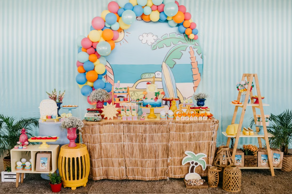 Summer Beach-Themed Party: Full On-Site Decor & Setup Service