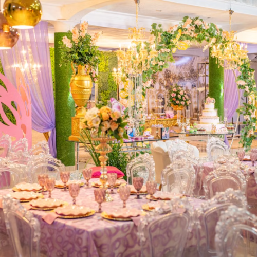 Affordable Luxury Floral Banquet & Large Party On-Site Decor Service