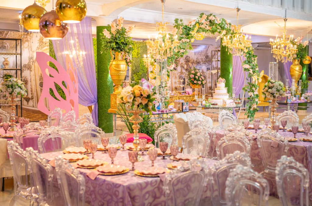 Affordable Luxury Floral Banquet & Large Party On-Site Decor Service