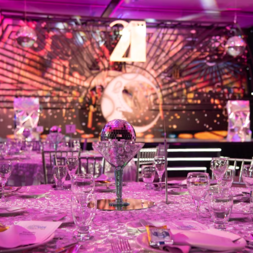 On-site Full-Scale Decor & Setup for Dazzling Disco Gala Parties