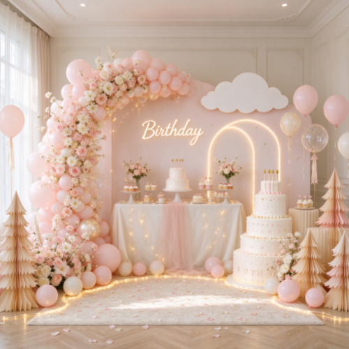 Comprehensive On-Site Birthday Party Decor Service (End-to-End: Requirements to Final Acceptance)
