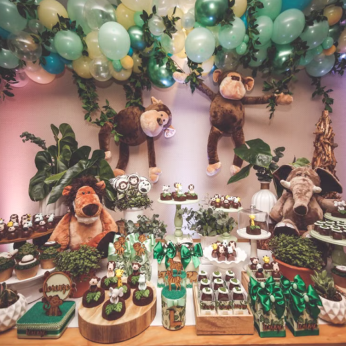 Jungle Animal & Forest-Themed Party Decor Service